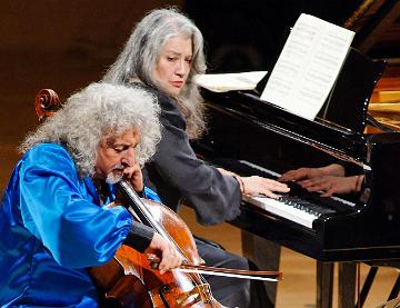 Mischa Maisky und Martha Argerich