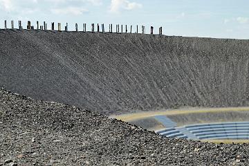 Halde Haniel, oberhalb des Bergwerkes Prosper-Haniel. Amphitheater, Bottrop, Ruhrgebiet, NRW, Deutschland, Europa 